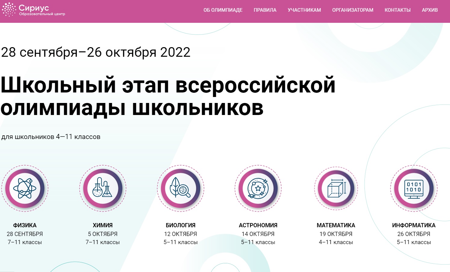 Всероссийская олимпиада школьников 2025 2025 график проведения